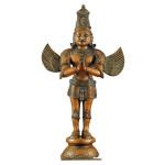 Brass Standing Garuda Dev Statue 22 Inch - Vintage Bronze Eagle God Sculpture | Jaipurio